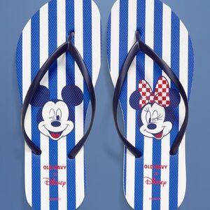 NWT Old Navy x Disney© Flip-Flop Sandals (Partially Plant-Based)